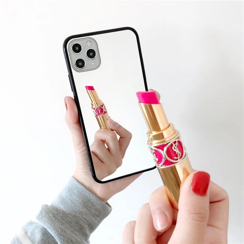 Роскошный прозрачный зеркальный противоударный чехол для телефона iPhone 11 Pro Max XR XS