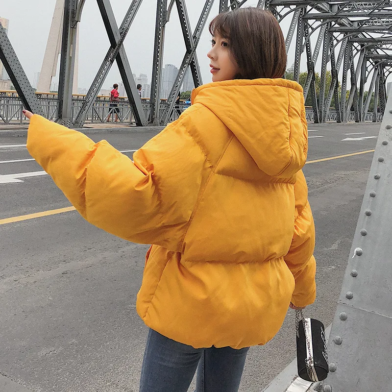 Одежда для женщин зимняя одежда новинка 2019 Корейская версия прямое свободное