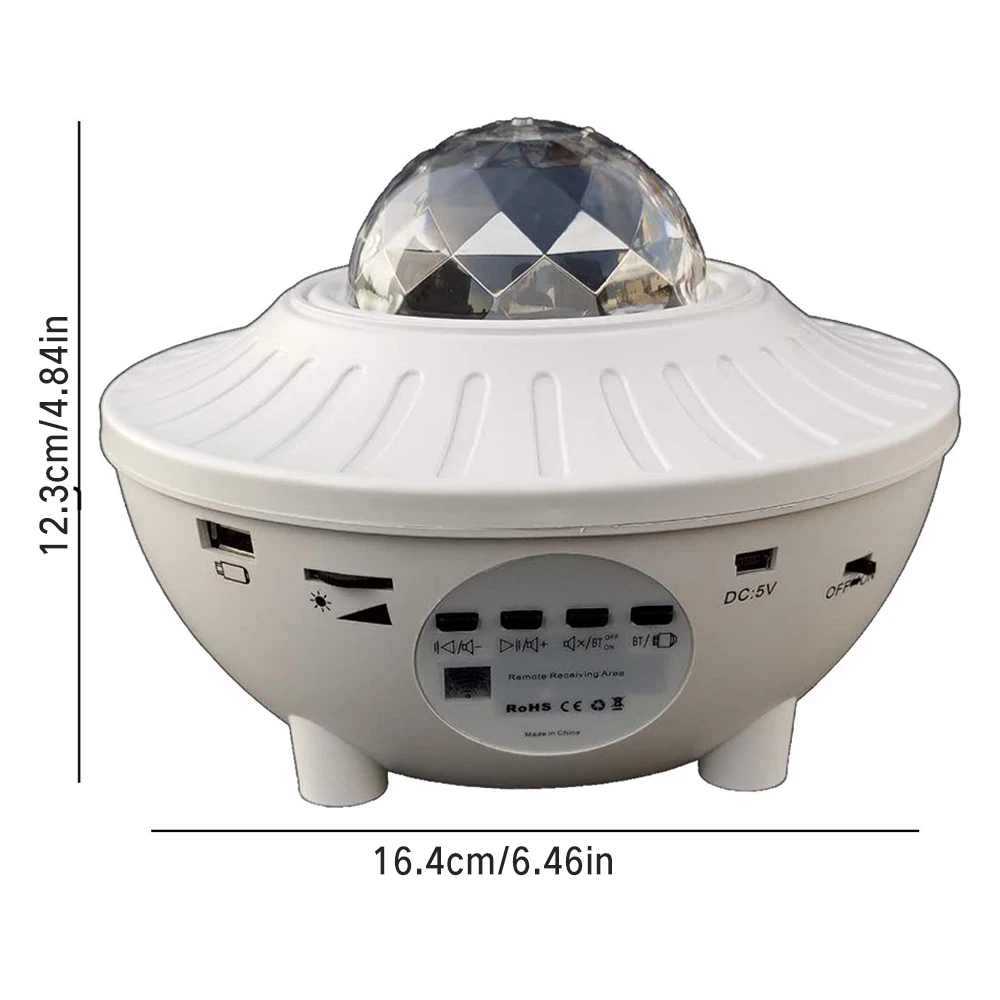 

Blueteeth USB Music Projector Night Light With Speaker Chargeable Universe Romantic Starry Sky Rotate LED Lamp Flashing Kid Gift