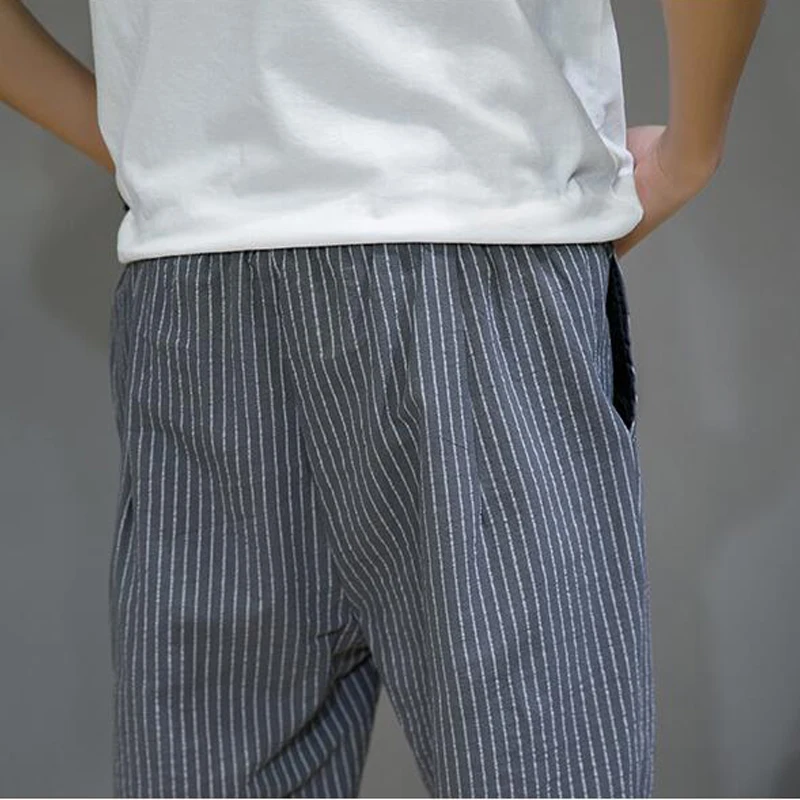 Брендовые повседневные хлопковые шорты льняные мужские летние Бермуды большого