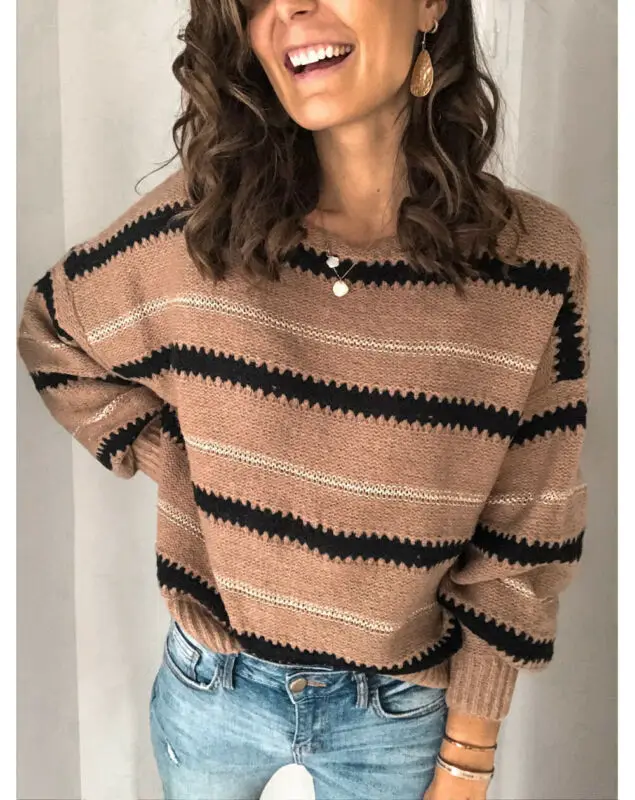 

2020 New Women Autumn V-Neck Knitted Sweater Ladies Long Sleeve Casual Pullover Jumper Female Sweater Ladies Chaqueta Mujer
