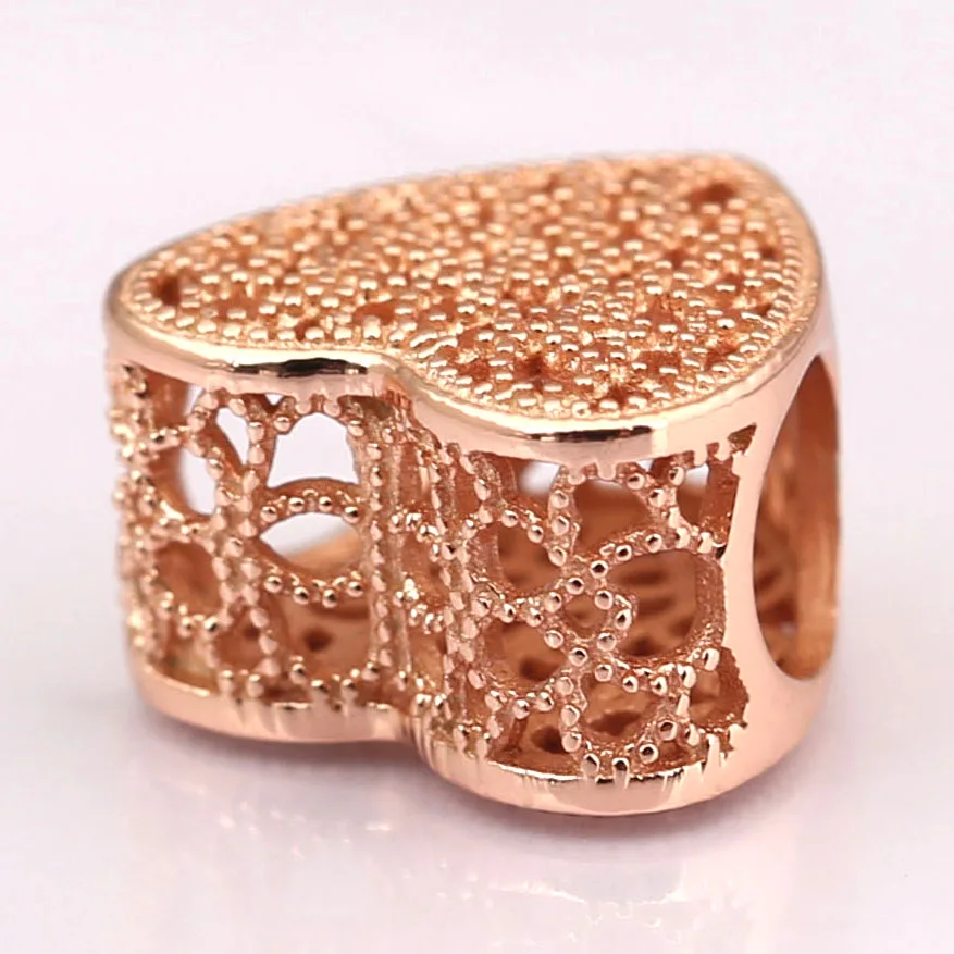 

New Arrival Real 925 Sterling Silver Filled with Romance Charm Beads Fit Original Bracelet Authentic Fine Jewelry