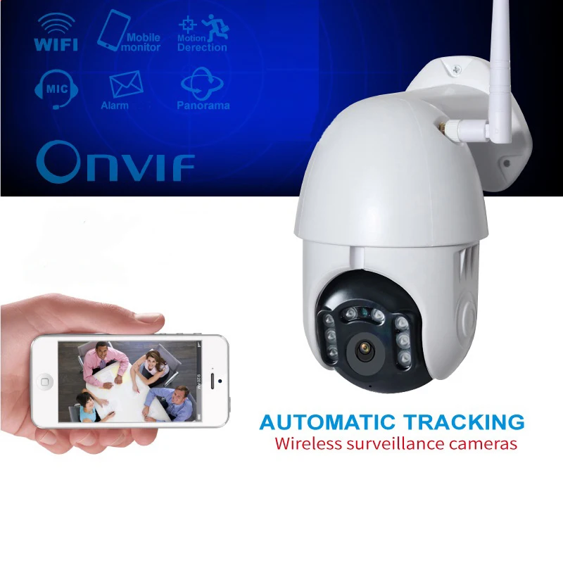 Wouwon, водонепроницаемая уличная ip-камера 1080 P, WiFi камера, PZT, купольная камера видеонаблюдения, сигнализация, изображение iCSee XMEye app
