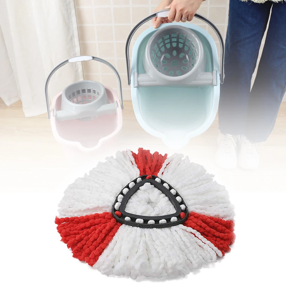 

Reusable Water Absorbing Home Universal Soft Microfibre Wring Spin Accessories Replacement Tools Washable Mop Head Cleaning