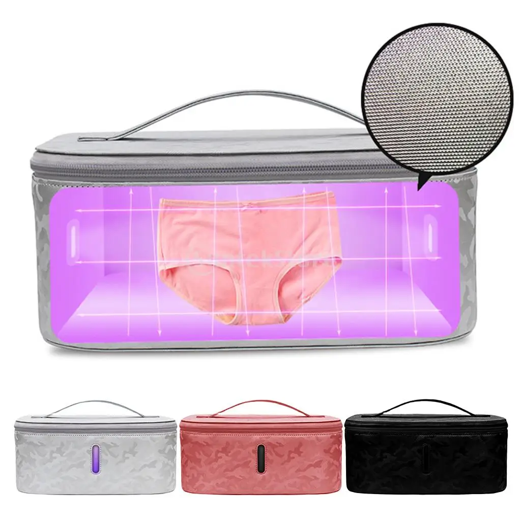 

LED UV Sterilizing Bag 10W Wireless Charger for Beauty Tools Underwear