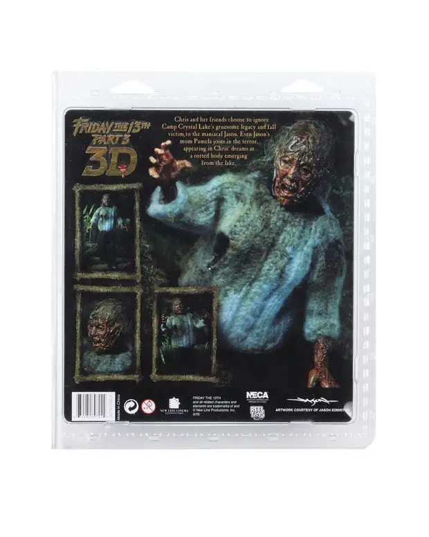 NECA 3D пятница 13 часть 3 Джейсон мать Памела тело Зомби ПВХ фигурка игрушка кукла 16 см