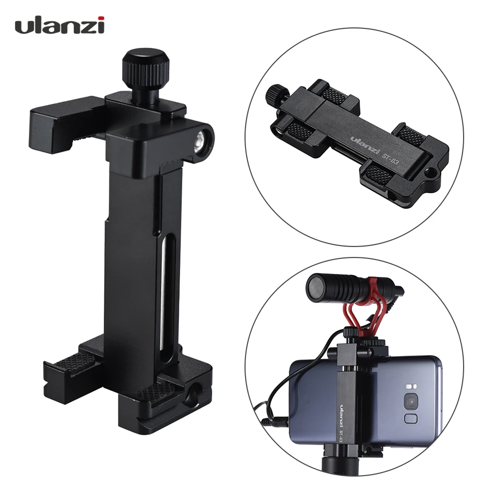 Алюминиевый штатив Ulanzi с креплением Горячий башмак для микрофона Boya Rode VideoMicro 1/4