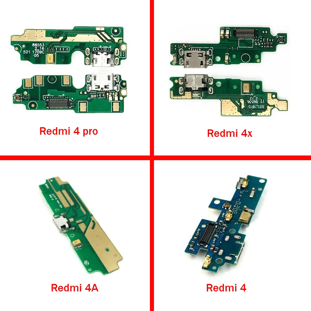 Запасной микрофонный модуль для Xiaomi Redmi 4 4Pro 4A 4X USB-порт зарядки док-разъем
