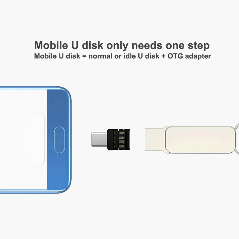 5 шт. ультра мини Type C USB 2 0 OTG адаптер для сотового телефона планшета и кабель флэш