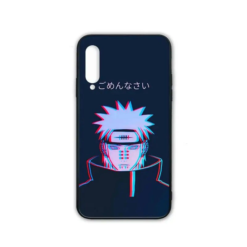 

YJY Naruto Uchiha Obito Pain Silicone black case coque for Samsung galaxy A01 A10 A31 A51 A71 A91 A10S A30S m20 cover