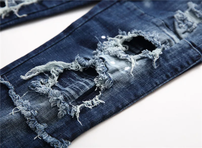 Европейские итальянские Брендовые мужские джинсы dsq узкие брюки прямые синие на