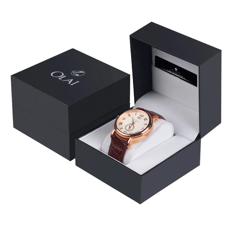 

1 Grid Watch Box Wholesale High Quality Clamshell Plastic Plastic Watch Packaging Box Gift Box Watch Display Box