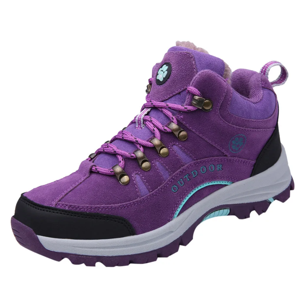 Пара зимних спортивных коротких ботинок с бархатом теплые зимние ботинки для