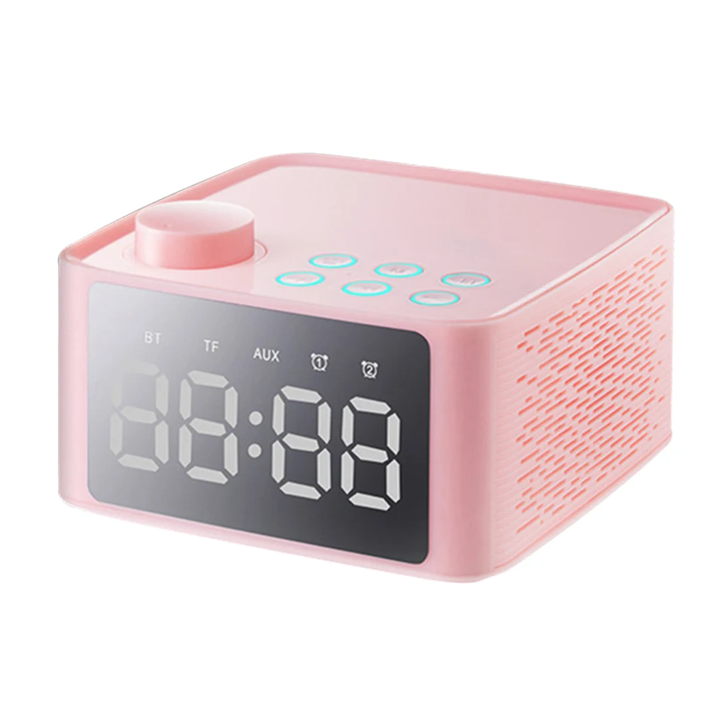 Многофункциональная стерео bluetooth-колонка с будильником отображение времени