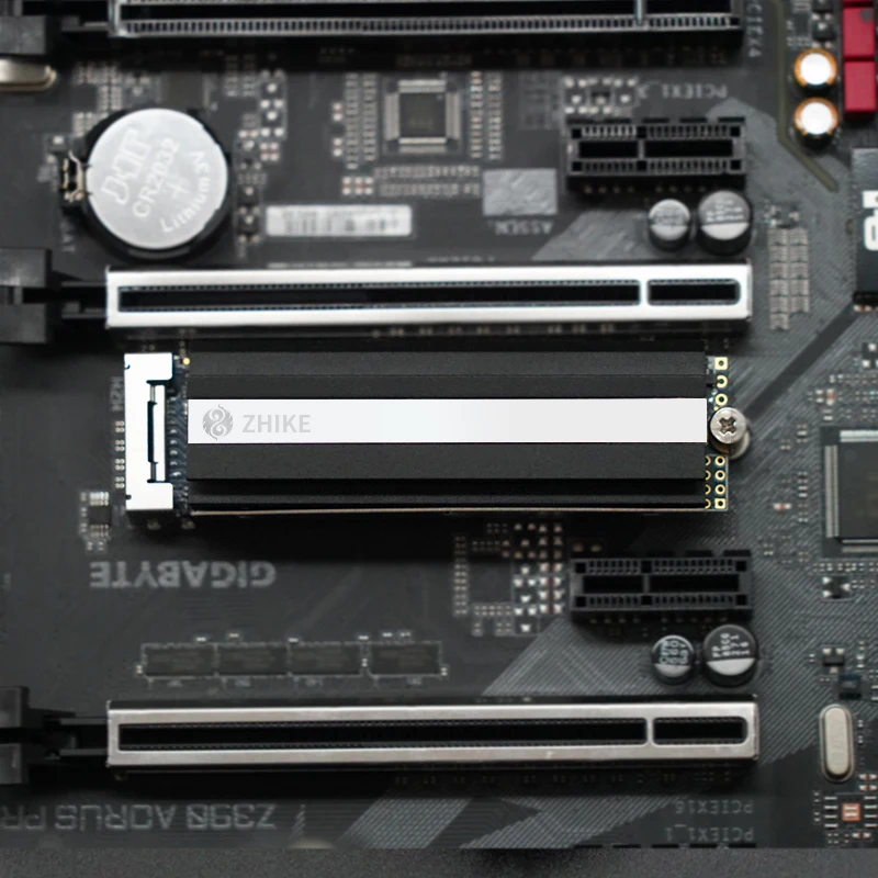 Радиатор ZHIKE M.2 SSD NVMe радиатор M2 2280 твердотельный жесткий диск алюминиевый с