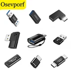 Переходник с Type C на USB 3,1, переходник с USB C штырь-гнездо, микро USB адаптеры, OTG передача данных, интерфейс расширения