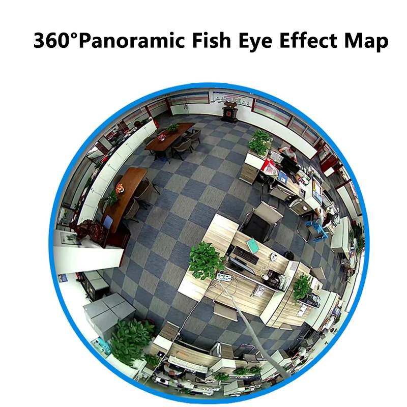 360 градусов Лампа Wifi IP мини камера Домашняя безопасность беспроводная панорамная