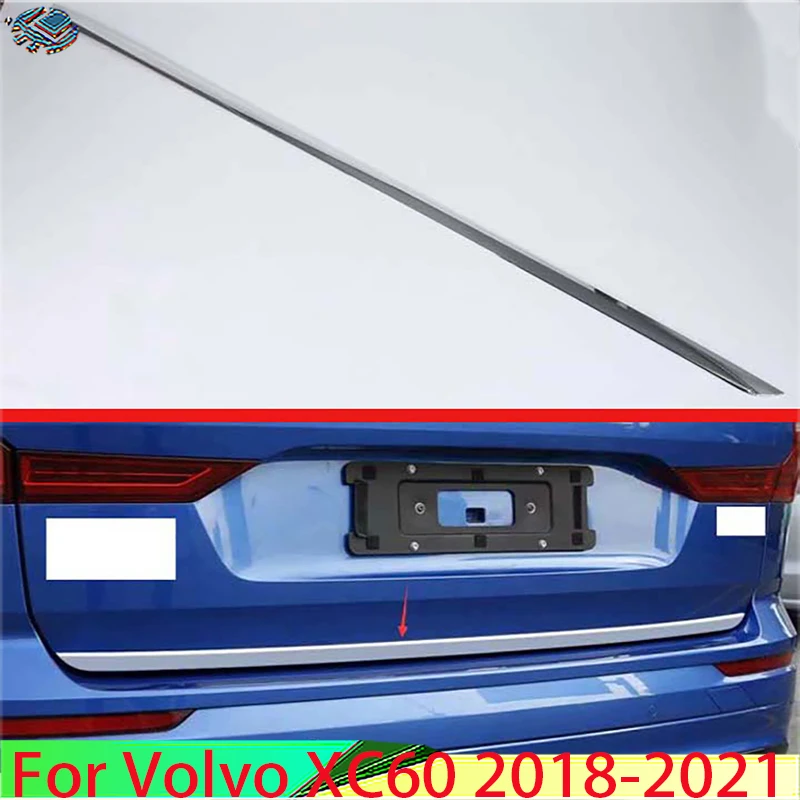 

Автомобильные аксессуары для Volvo XC60 2018-2021, хромированная крышка двери заднего багажника из АБС-пластика, декоративная наклейка