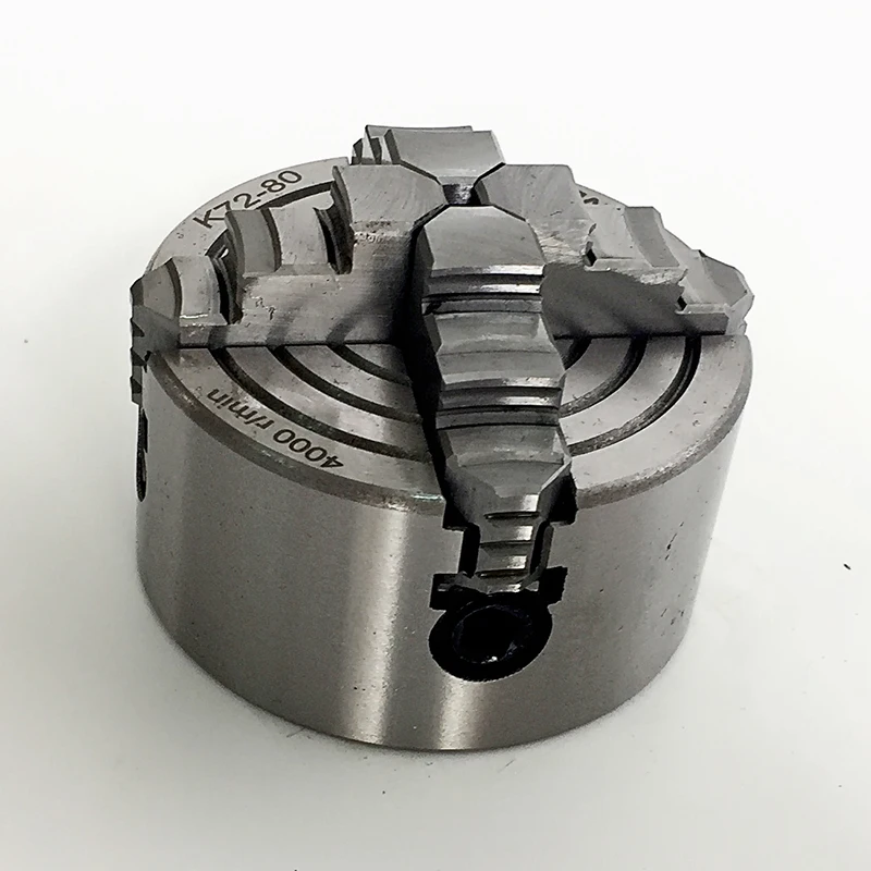 80 мм токарный патрон Бесплатная доставка в Россию 4 Щековая патроны токарные K72
