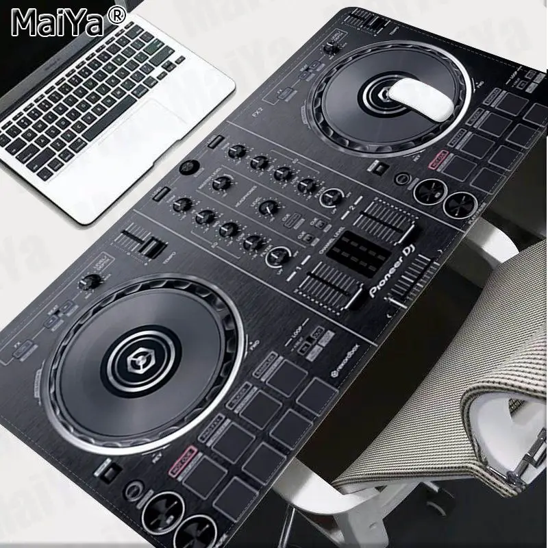 Maiya винтажный крутой DJ музыкальный Ноутбук игровой коврик для мыши большой коврик для мыши клавиатуры коврик