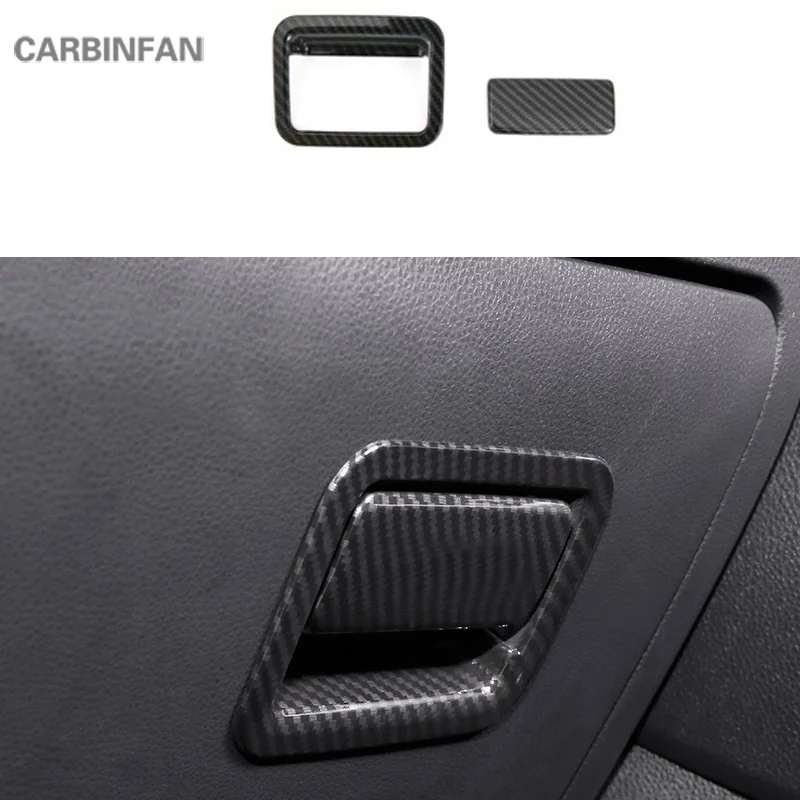 Пластиковый ящик для перчаток из углеродного волокна крышка дверных ручек