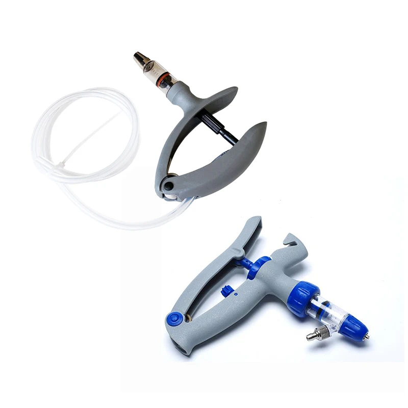 

Автоматический шприц для интубации, непрерывный ветеринарный инструмент для свиней, куриц, овец, собак, регулируемый инжектор для самостоя...