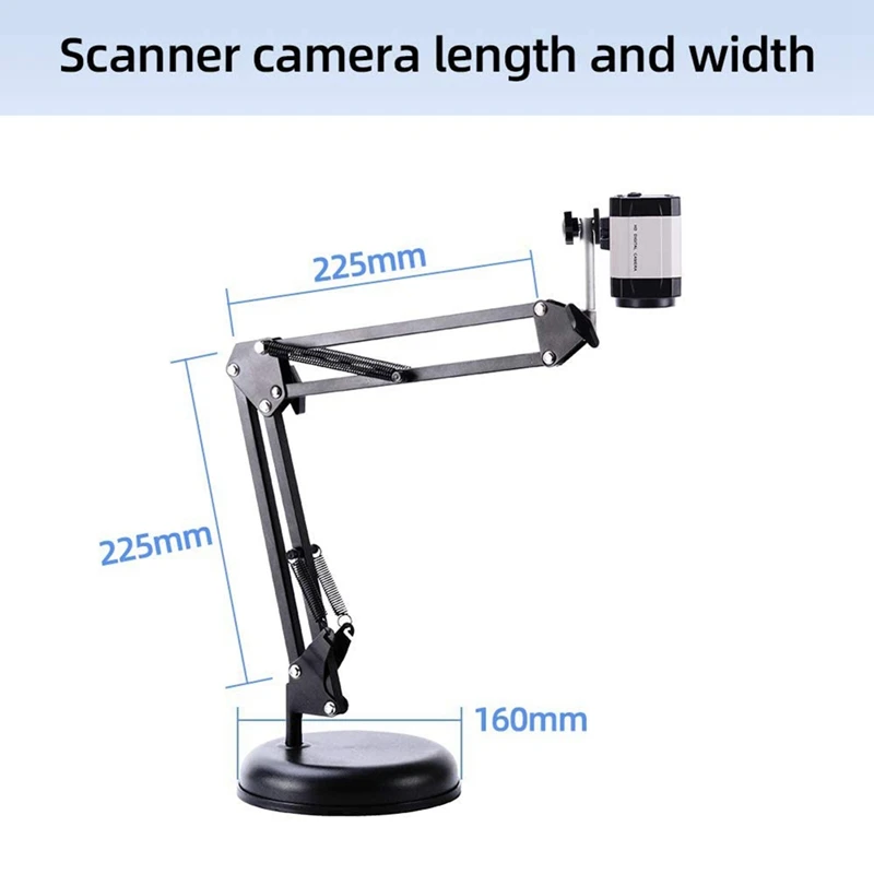 8MP Document Camera for Teachers 4K High Definition USB Portable Scanner Multi-Languages OCR Distance Education | Компьютеры и офис