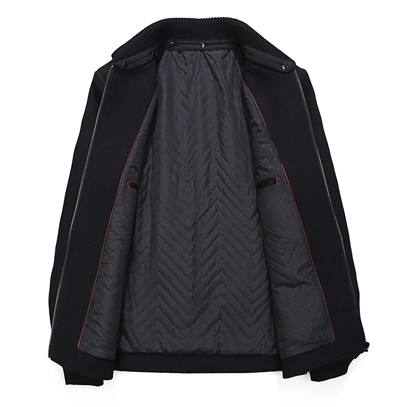 Новинка пальто большого размера модель 8XL 7XL мужское модное зимнее с защитой от