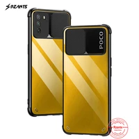 rzants for xiaomi poco m3 case lens protection camera strong protective slim airbag transparent thin cover