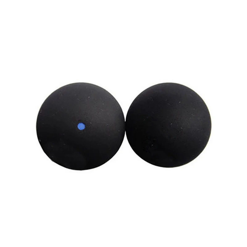 One dot blue 2 шт./лот мяч для сквоша два-желтые точки одна точка синий красный желтый низкая скорость спортивные резиновые шарики профессиональный игрок 4 мм - Цвет: One dot blue