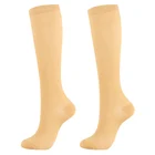 Компрессионные носки от варикозного расширения вен, Разноцветные носки для облегчения боли в ногах, спортивные носки для поддержки эластичных дышащих футбольных носков