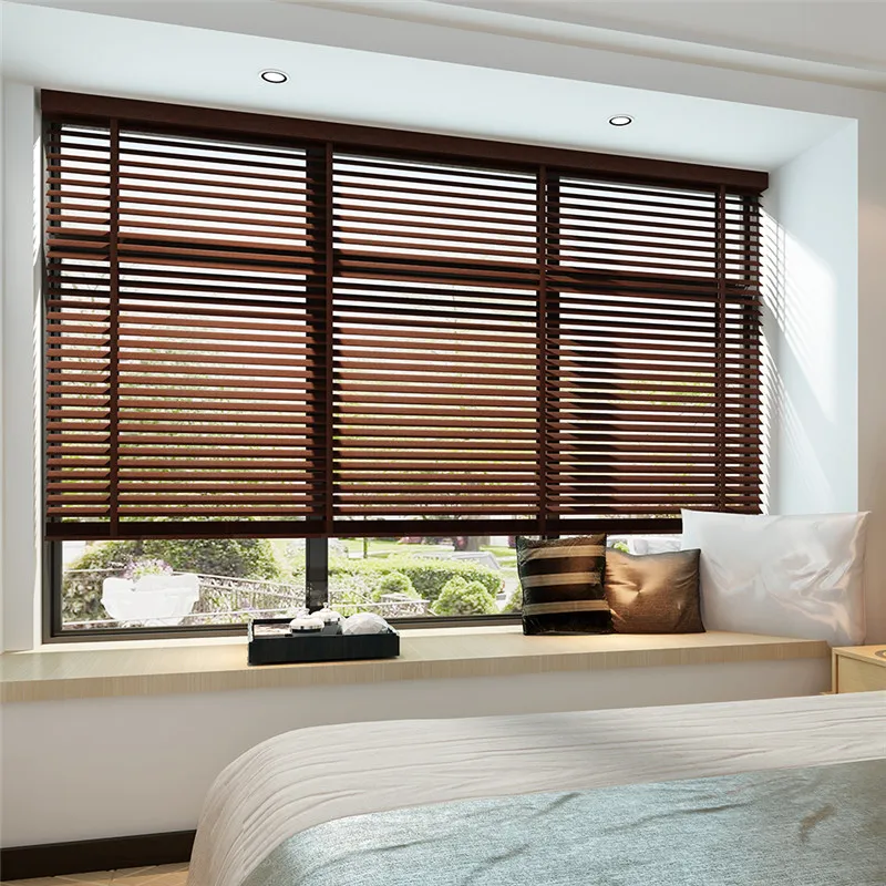 

Customiza Manual Wooden Shutter Shades Blinds Roller Blinds For Bedroom Balcony Shades For Living Room Office 5-7 Days Delivery
