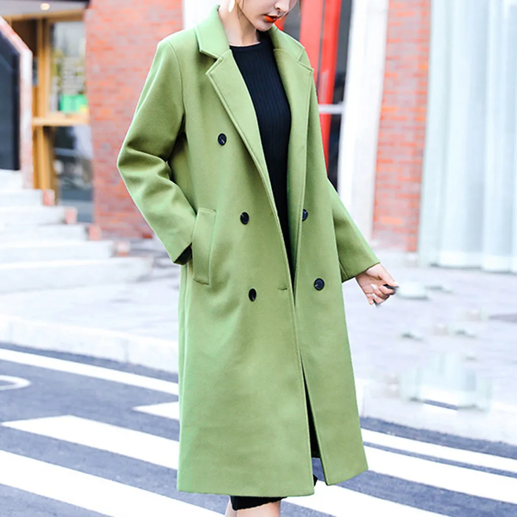 Женская ветровка куртки и пальто Женское с отворотом Тренч куртка тонкое