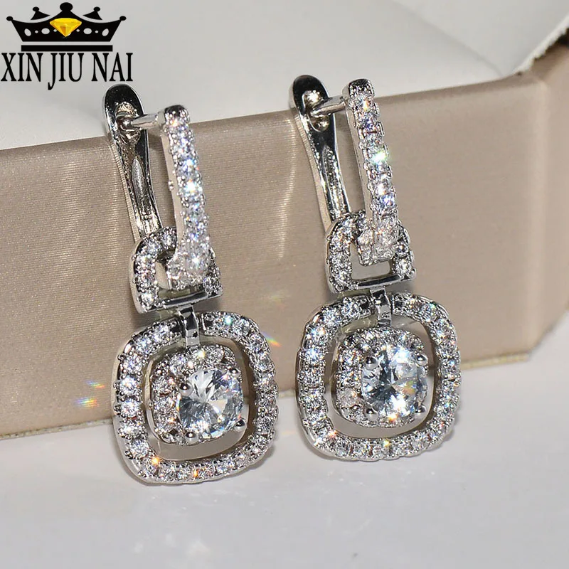 2019 горячая Распродажа Роскошная группа серебряных сережек с роскошными