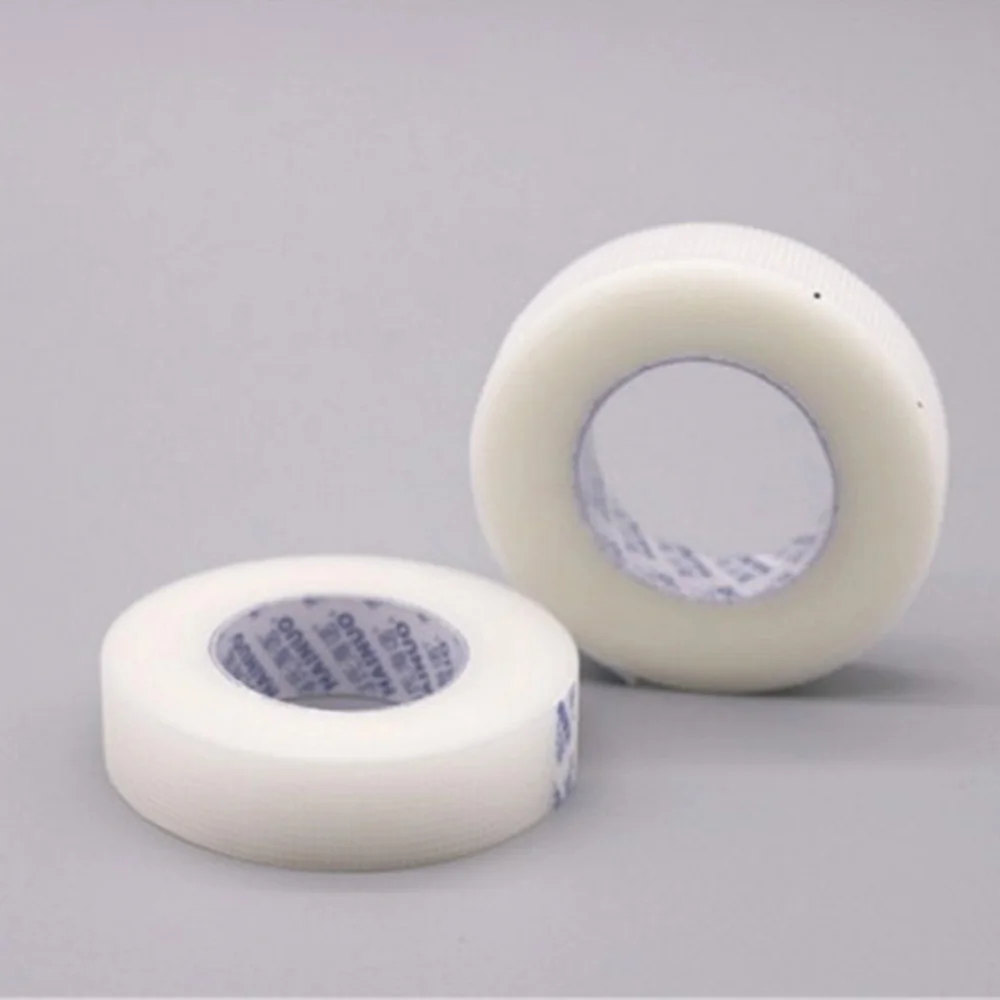 Комплект из 3 предметов: лента для наращивания Белых Ресниц не тканая набор ухода