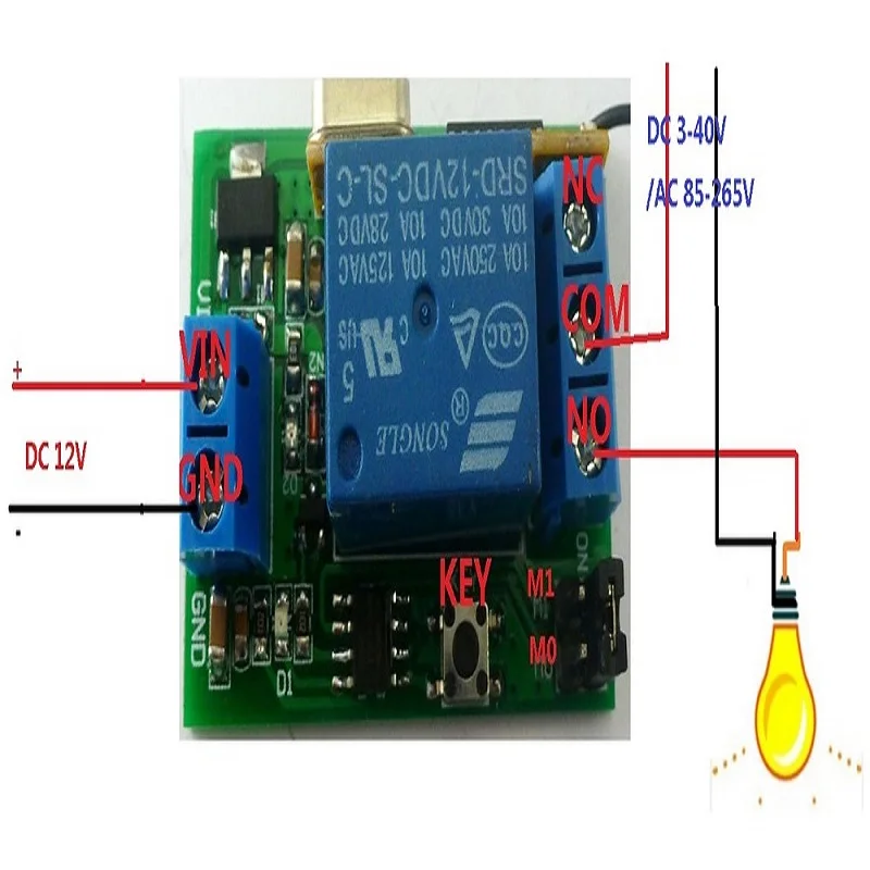 Пульт дистанционного управления PT2262 2 кнопки 433 м|rf wireless transmitter and receiver|rf remote control