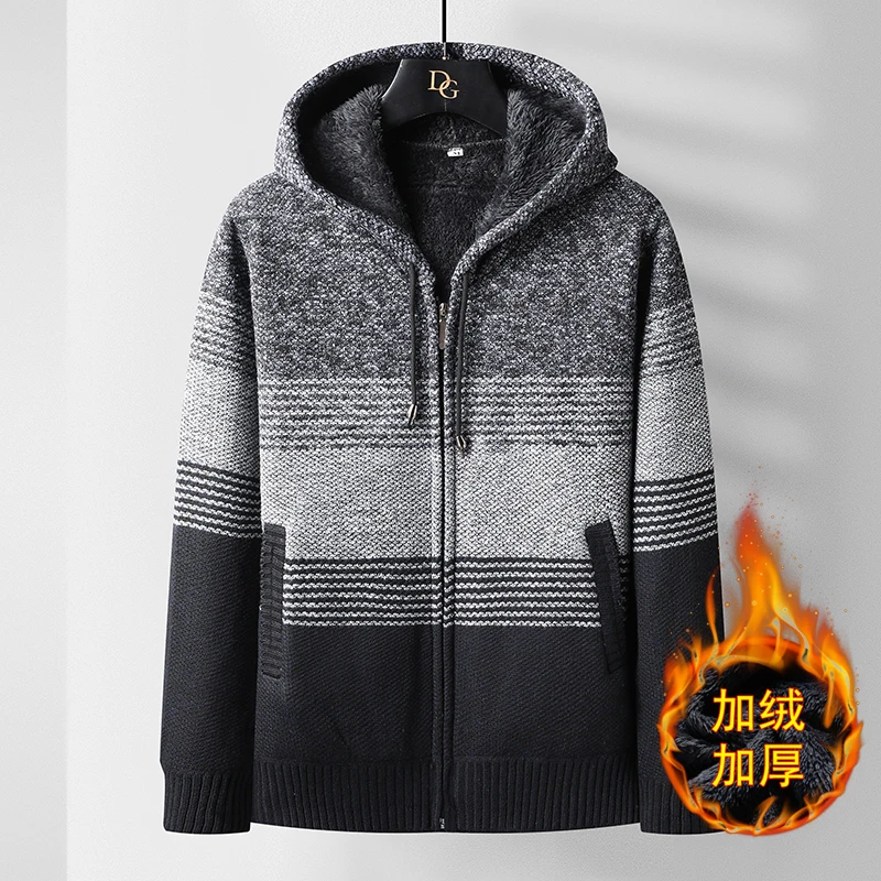 

2021 Cardigan Fall Winter Sweater Knit Oversized Hoodies Sweaters Mens Korean Fashion Clothing Harajuku Clothes Long Sleeve Tops