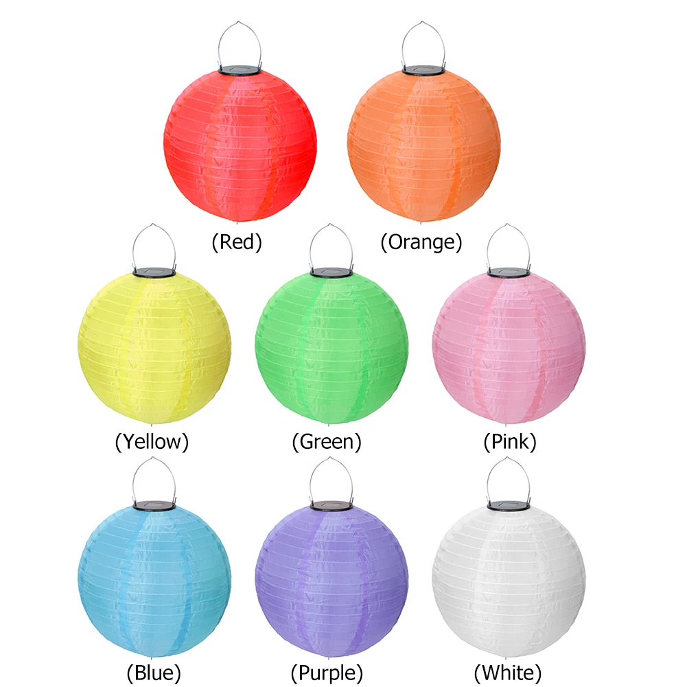 

LED Solar Powered Hanging String Light Outdoor Waterproof Holiday Festival Lantern Chinese Celebration Lamp Garden Decoration