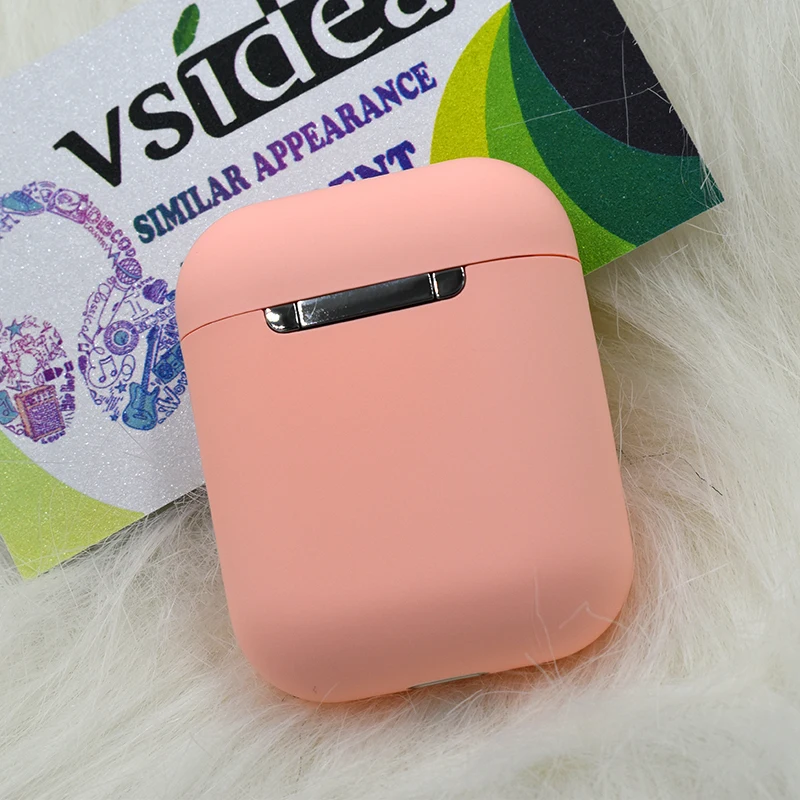 Красочные Bluetooth наушники Tws Inpods i12 стерео Беспроводная гарнитура бас Спорт Музыка наушники с микрофоном для iphone и смартфонов