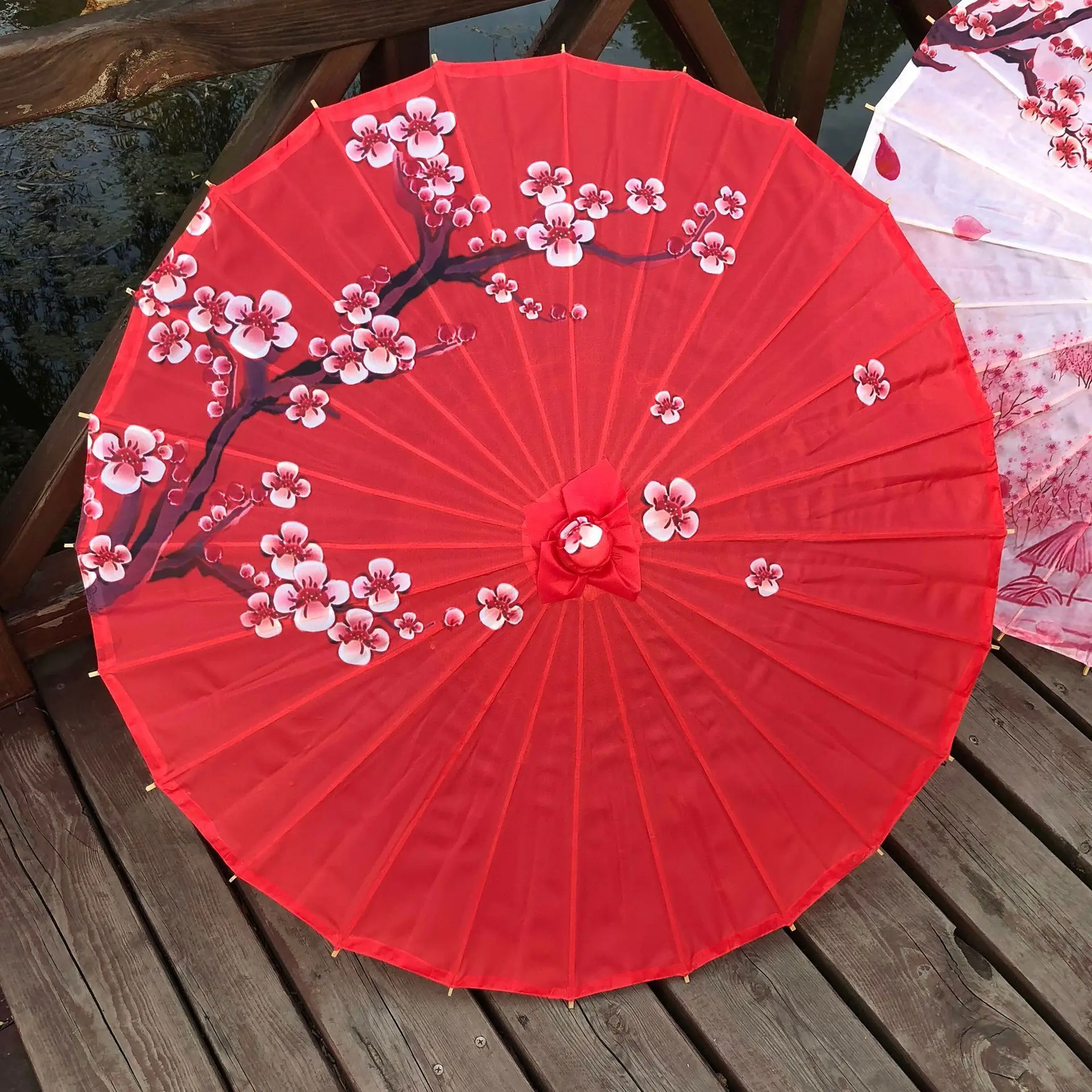 Зонт в стиле аниме Классический зонтик из промасленной бумаги украшение для