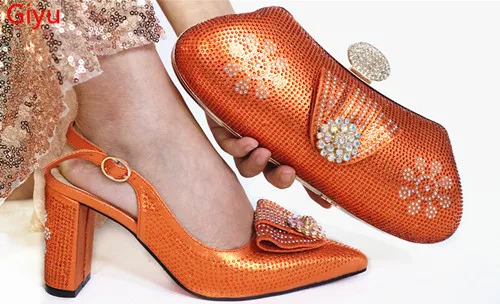 Doershow/комплект из итальянских туфель и сумочки в комплекте Итальянские женские