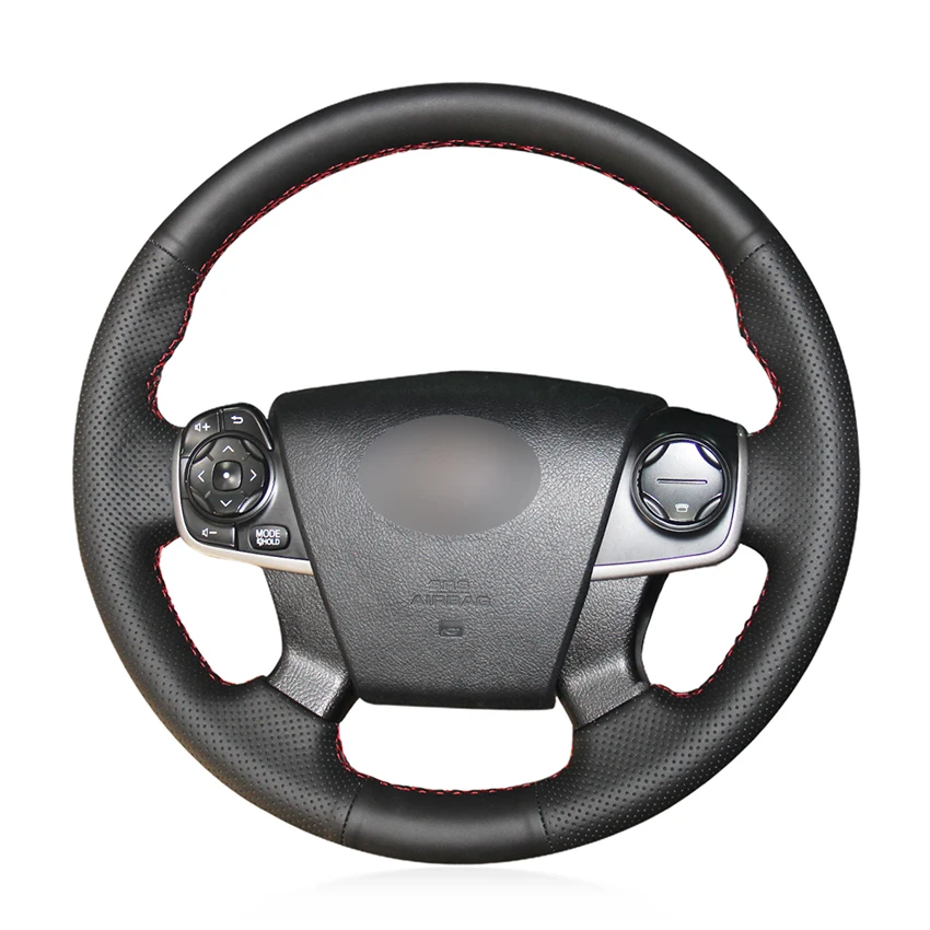

Black Artificial Leather Car Steering Wheel Cover for Toyota Camry 2012 2013 2014
