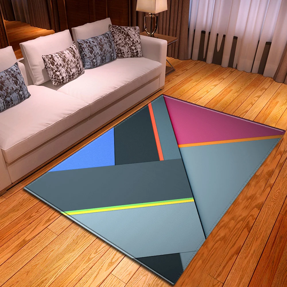 3D геометрический узор украшение детской комнаты игровой коврик для зоны