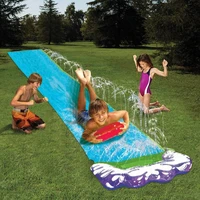 4 8m giants surf n double water slide lawn water slides for children summer pool kids games fun toys backyard outdoor wave rider