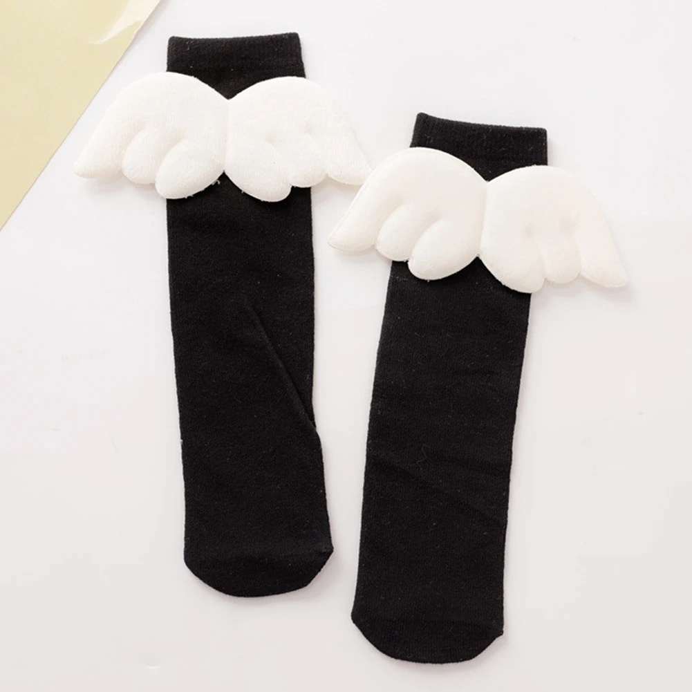 Милые эластичные гольфы карамельных цветов до колен для девочек хлопковые чулки