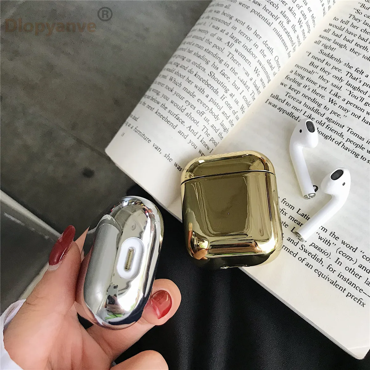 Для Apple AirPods чехол мультфильм Bluetooth наушники защитный Жесткий ПК для Air Pods