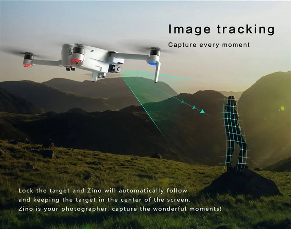 Hubsan H117S Zino gps дрона с дистанционным управлением 5 8 Г 1 км видом от первого лица в