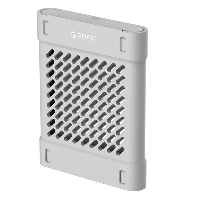 ORICO PHS 2,5 дюймов силиконовый защитный бокс/чехол для хранения SSD HDD жесткий диск HDD защитная коробка теплоотвод - Цвет: 25 inch Gray