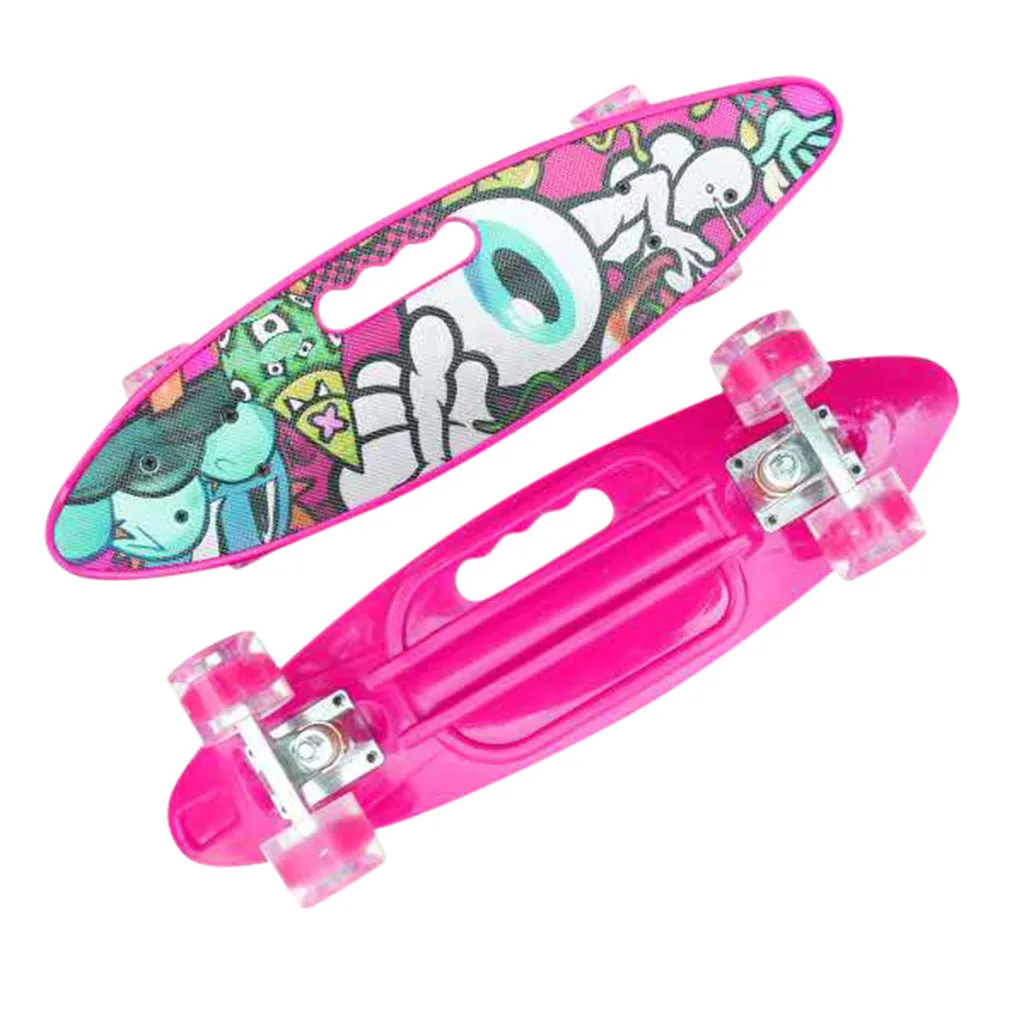 22-дюймовый скейтборд Круизная доска Penny Board 22 &quotX 6&quot ретро Лонгборд графика