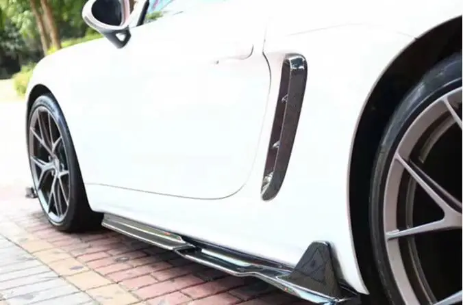 981 Настоящее углеродное волокно автомобильный Стайлинг боковое крыло дверь